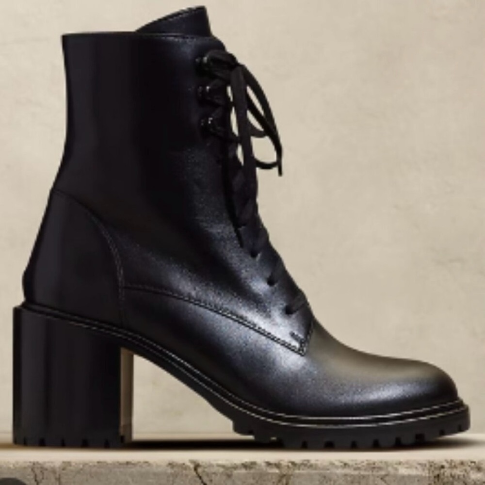 Banana Republic Black Leather Boots